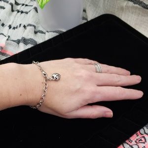 Lia Sophia "Lovey Dovey" Heart Charm Bracelet